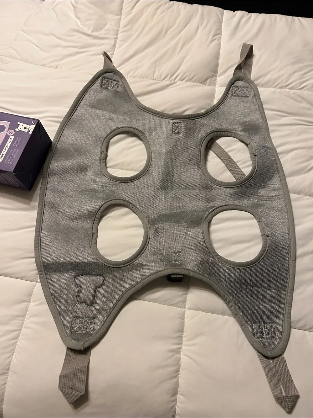 Gray Pet Grooming Hammock Kit
